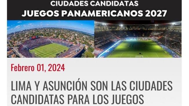 Panamericanos 2027: Panam Sports vuelve a publicar comunicado que había desaparecido