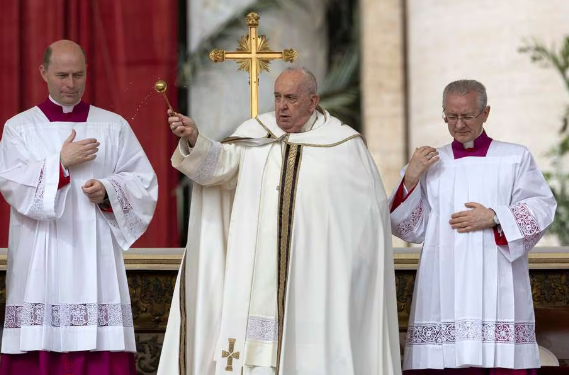 El papa dirigió su mensaje de Pascua a los conflictos en el mundo