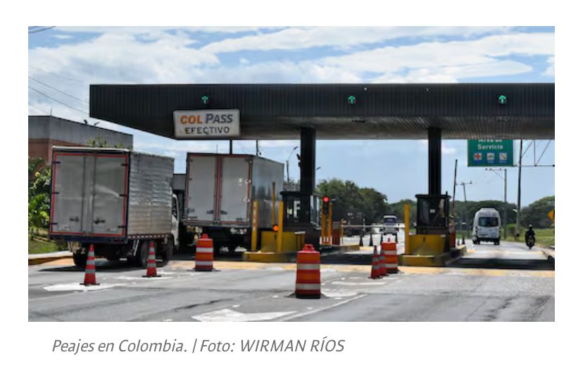 Vienen 25 peajes más en los próximos meses. Ministra de Transporte revela detalles de esos cobros que incomodan a los ciudadanos