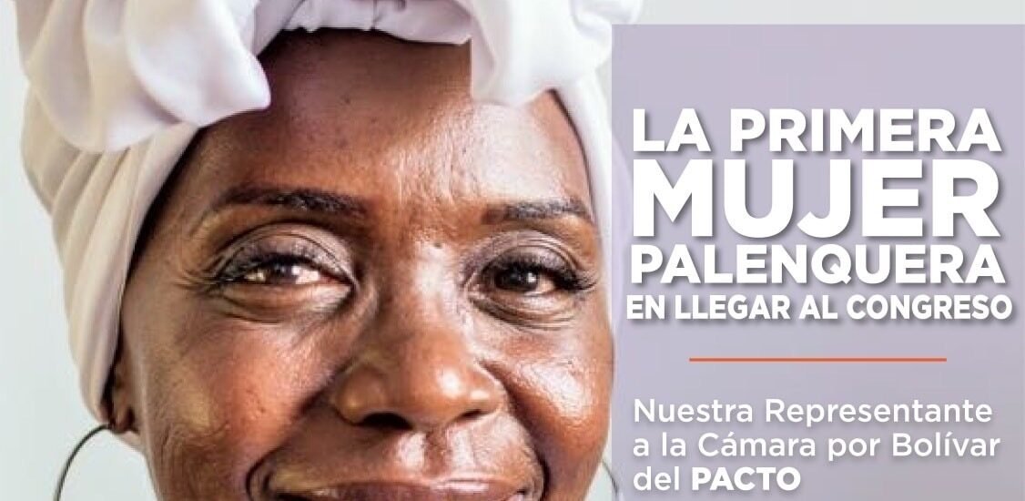 «Dorina Hernandez»Palenquera-Represetante  a la Camara y de la Raza Negra en el Congreso