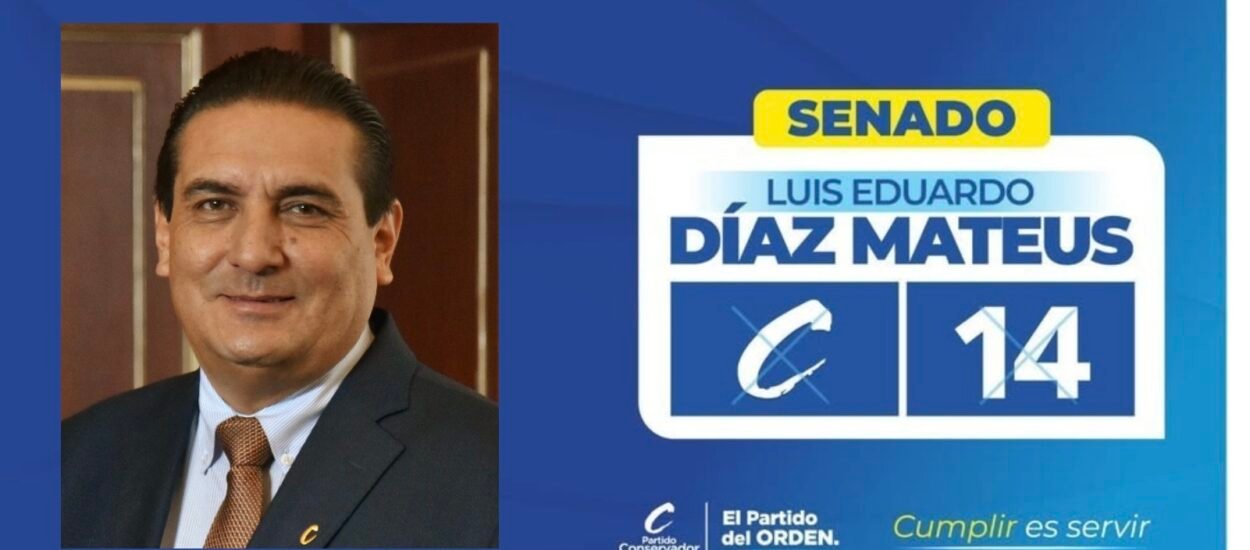 Luis Eduardo Díaz Mateus Candidato al Senado por el Partido Conservador.
